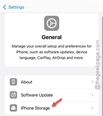 iPhone storage access