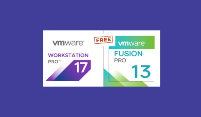 Exciting Update: VMware Fusion and VMware Workstation Available for Free Starting November 11