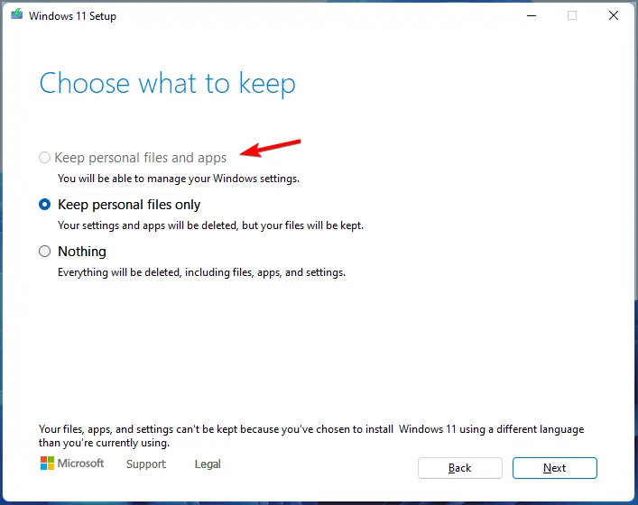 Maintain personal files in Windows 11