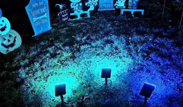 Design Unique Halloween Displays Using AiDot Linkind SL5 Smart Solar Lights