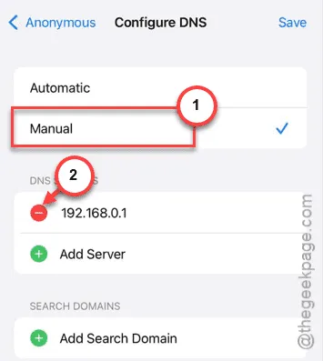 Remove old DNS