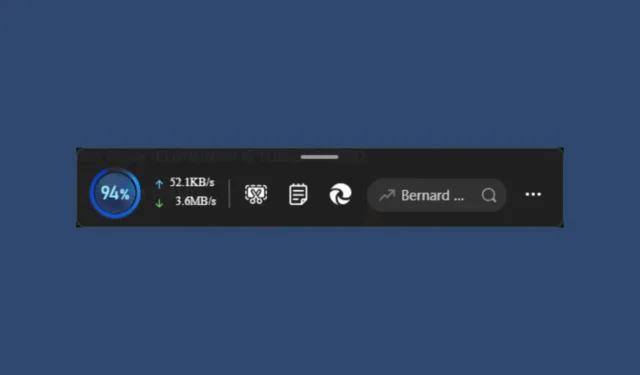 New Microsoft PC Manager Toolbar Displays Internet Speed Directly on Your Desktop