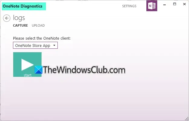 OneNote Diagnostic Tool