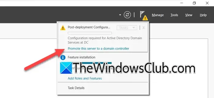 Configure Domain Controller in Windows Server