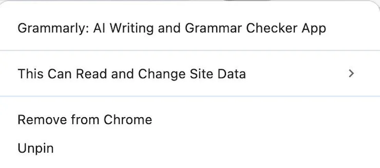 Chromeからスター付き拡張機能を削除する