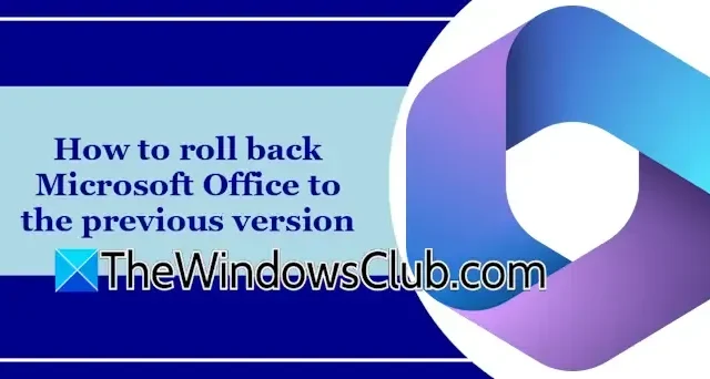 Cómo restaurar Microsoft Office a una versión anterior: guía paso a paso