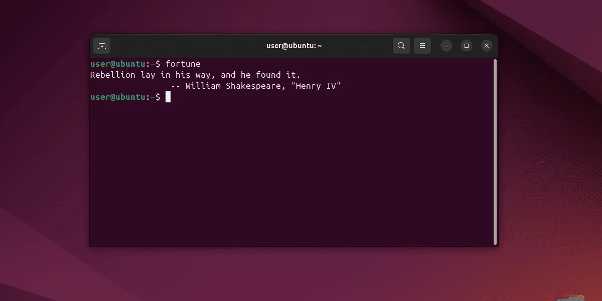 Terminal Linux.