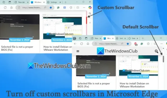 Disabling Custom Scrollbars in Microsoft Edge: A Step-by-Step Guide