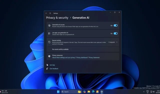 Wyciek funkcji sztucznej inteligencji systemu Windows 11 ujawnia markę „Windows Intelligence” i ulepszone opcje prywatności