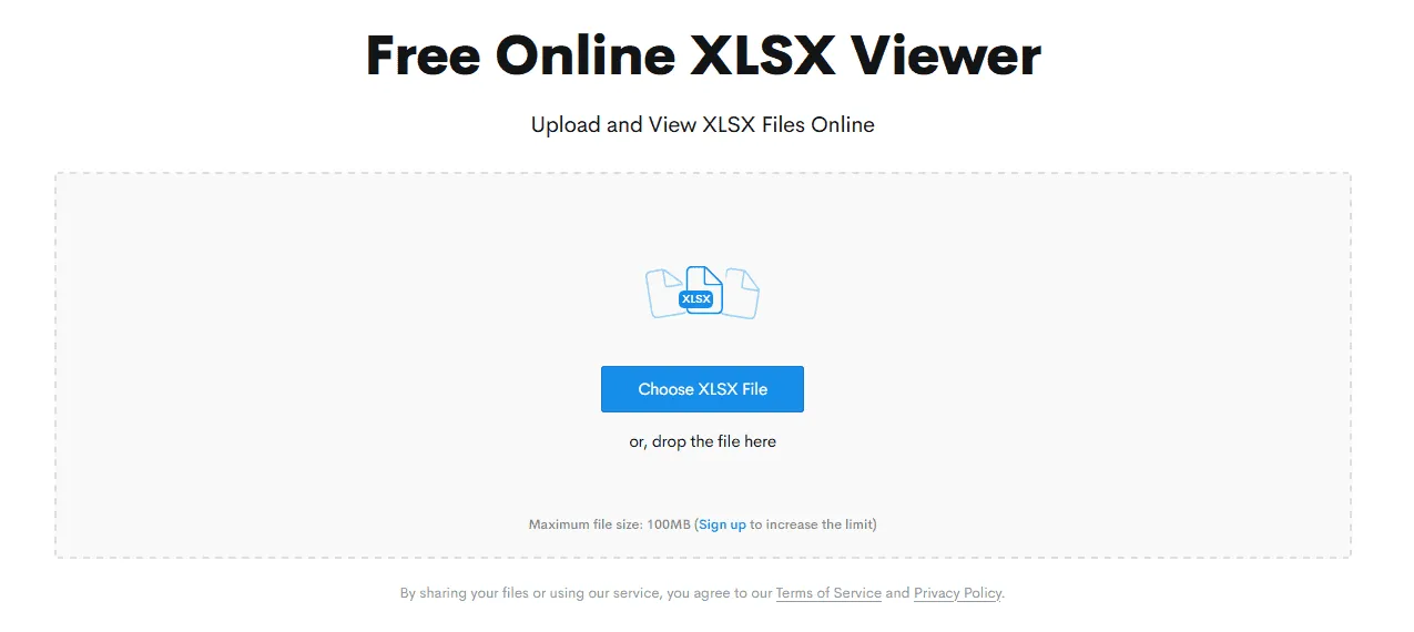 xlsx viewer