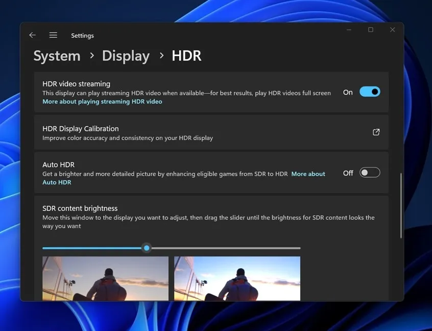 Auto-HDR in Windows 11 deaktivieren 24h2