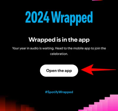 Spotify Wrapped 2024 アクセス ステップ 2