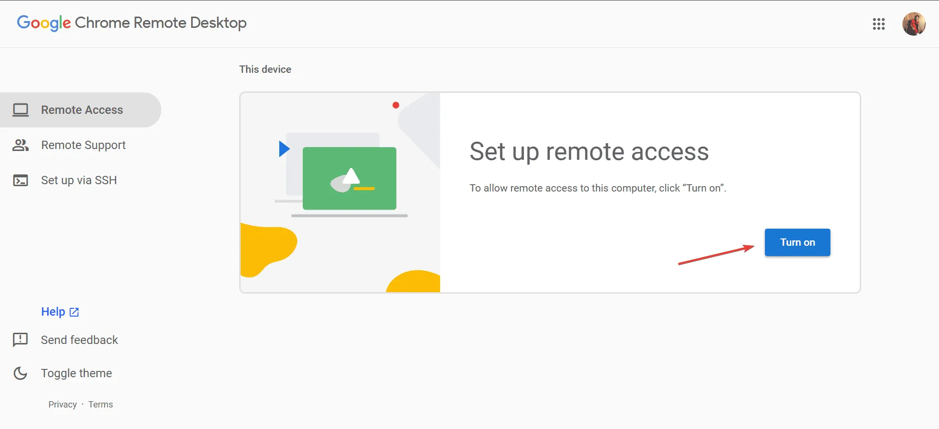 rajouter un périphérique pour résoudre le problème de non-son du bureau à distance Chrome