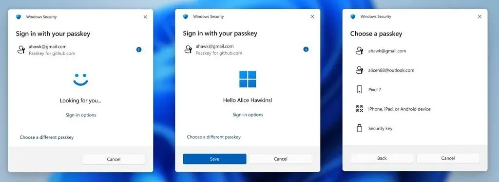 Windows Hello 憑證使用者體驗